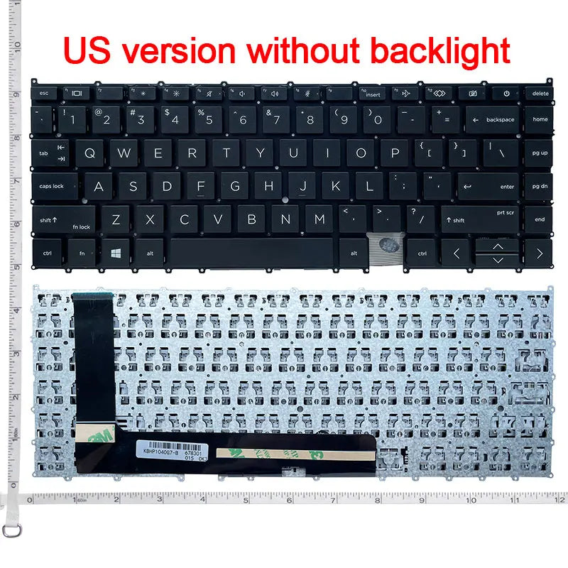 GZEELE New US With/Without Backlit For HP EliteBook x360 1040 G7 1040 G8 English laptop keyboard