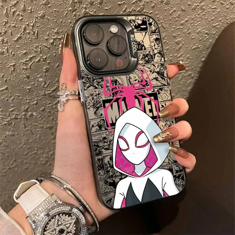 Cute S-Spiders Mens Phone Case For iPhone 17 17e 16e 16 15 14 13 12 11 mini ProMax X XR XSMAX 8 7 Air Plus Anti Fall Matte Cover
