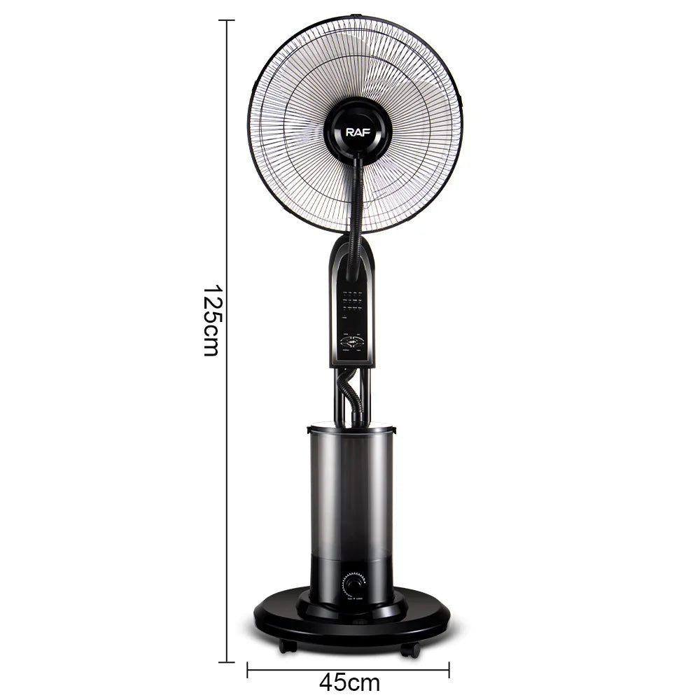 Floor-standing Household Remote Control Fan Can Add Water, Humidify And Ice, Powerful Atomization And Cooling Electric Fan