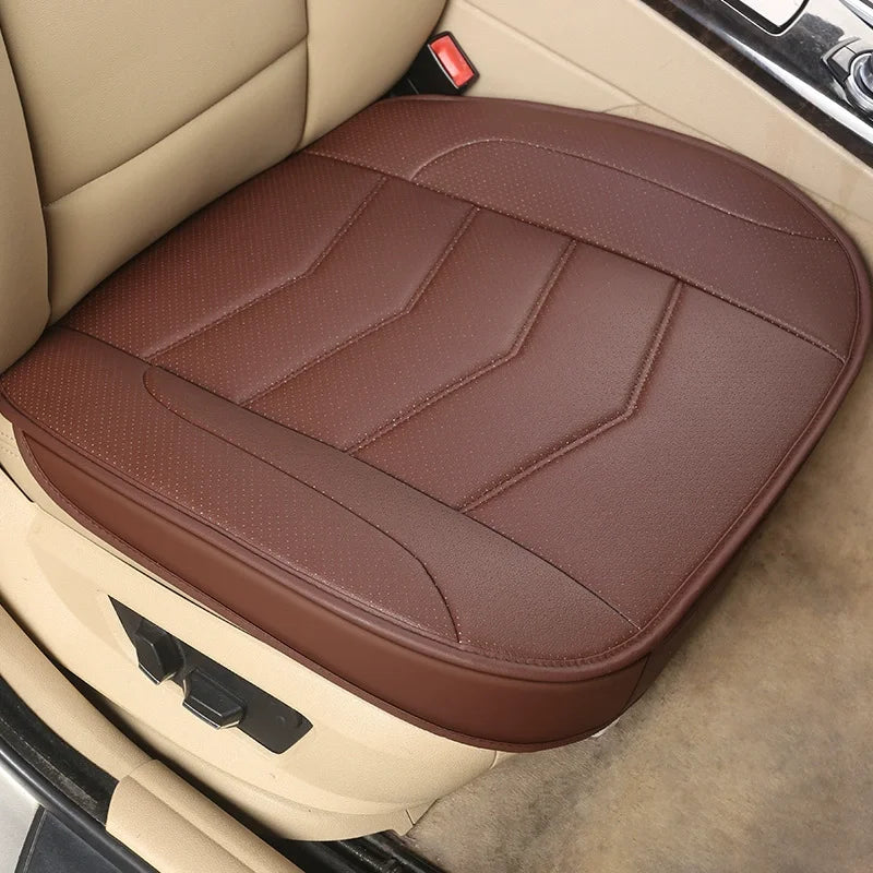 Luxury Car Seat Cover PU Leather Seat Cushion Covers Universal Auto Interior Seats Protection Pad Mat Four Seasons
