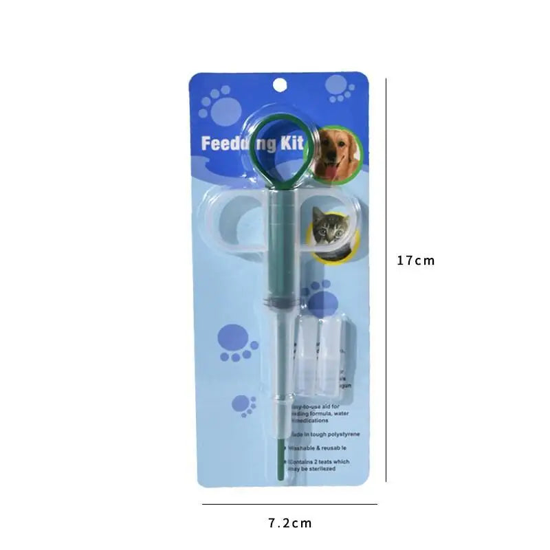Pet Pill Dispenser With Soft Tip, Cat Dog Medicine Dispenser Shooter With Ergonomic Plunger, Small Animal Feeding Tool