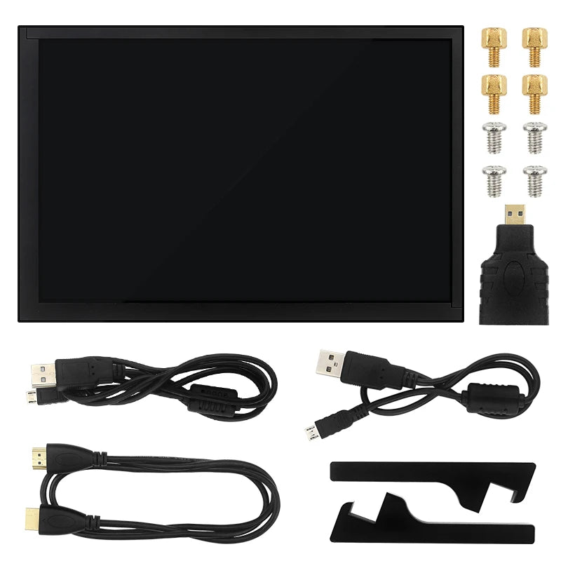 10.1 Inch 1280x800 Touch Screen IPS LCD for Computer Monitor for Switch Xbox 360 HDMI-compatible Display for Raspberry Pi