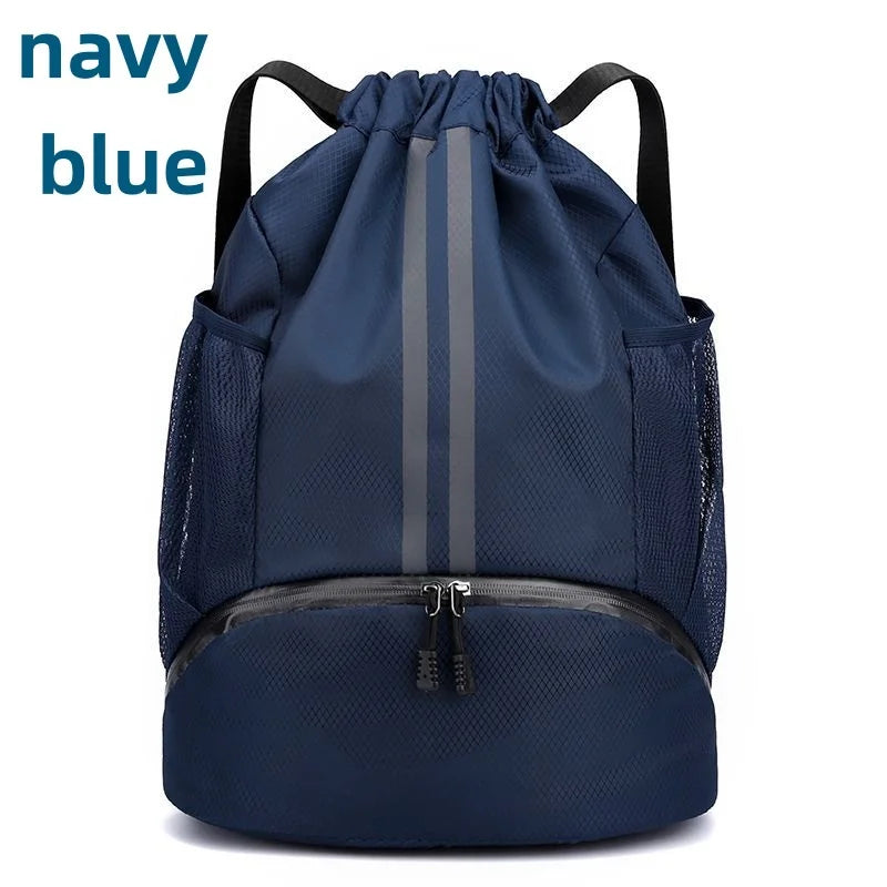 New Gym Bag Fitness Backpack Women Men Basketball Backpack Outdoor Soccer Football Storage Bags Training Drawstring Sports Bag