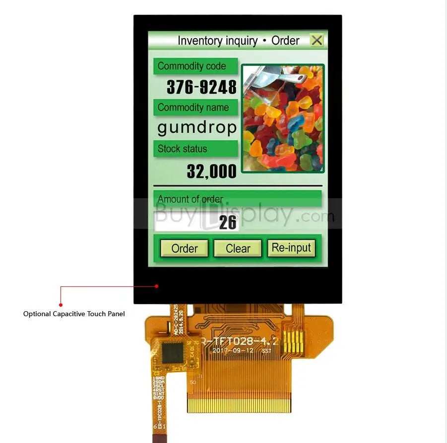 Serial SPI 2.8"TFT LCD Module Display 320x240 Optional Touch Screen