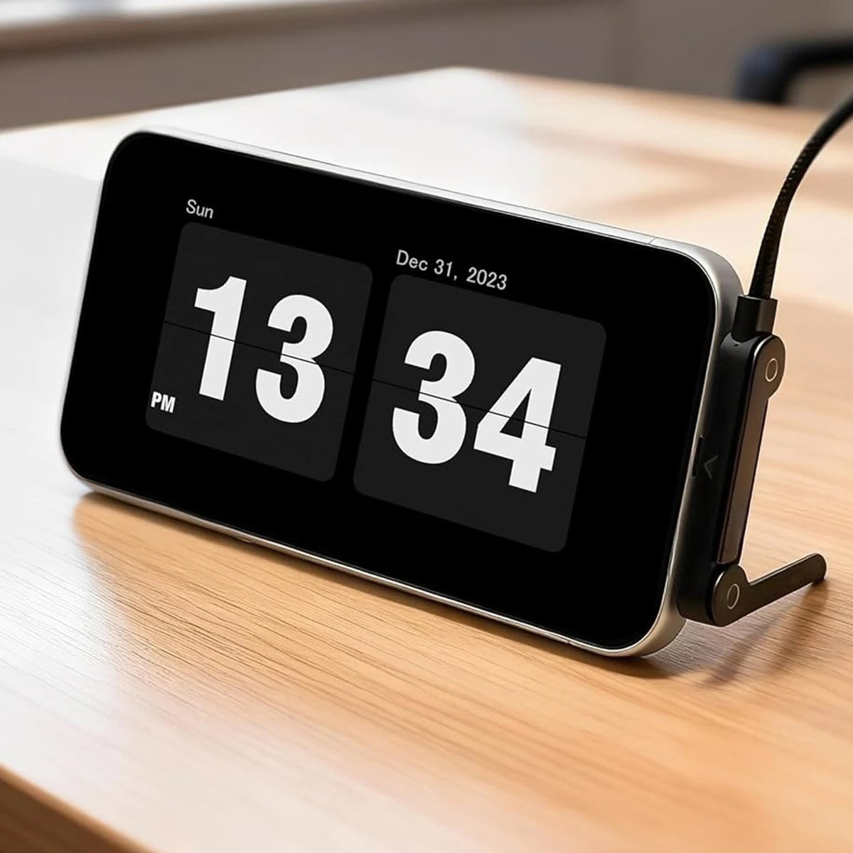 Ankndo 240W Fast Charging Foldable Phone Stand with 360 Rotating Type C Charging Data Cable 2-In-1 Phone Tablet Foldable Holder