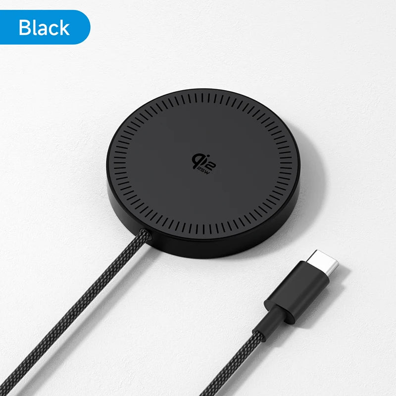 Hagibis Qi2.2 Dual-sided Magnetic Wireless Charger 15W 25W Magnetic Fast Charging Pad for MagSafe iPhone 17/16/15 Pro Airpods