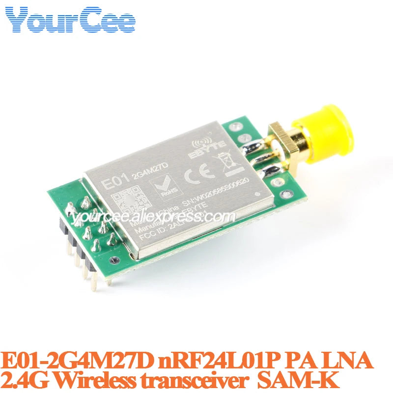 2pcs/1pc E01-2G4M27D E01-ML01DP5 E01-2G4M27SX nRF24L01P nRF24L01 PA LNA Long Range 2.4GHz SPI DIP IoT Wifi Wireless Module