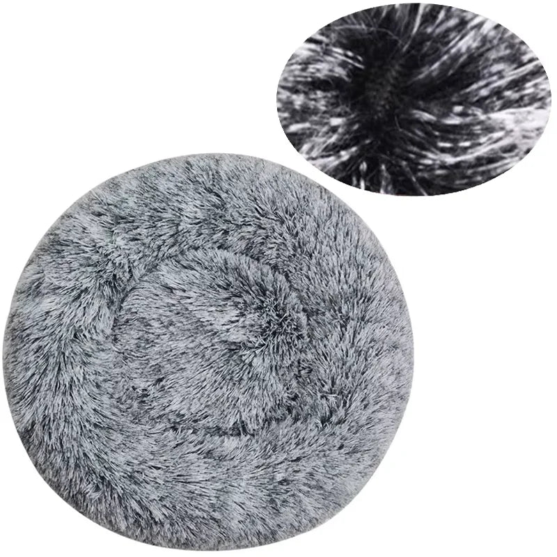 Super Soft Pet Bed Plush Large Size Suitable for Medium-Sized Dogs Machine Washable Round Dog Bed Comfortable Sleeping Nest