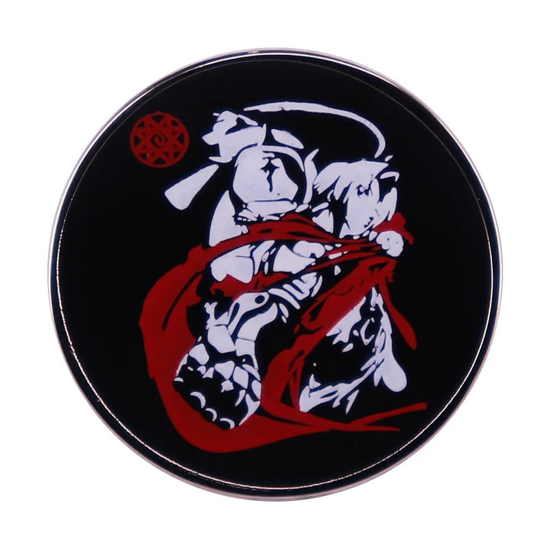 Fullmetal Alchemist Pins for Backpacks Badges on Backpack Manga Enamel Pin Accessories for Jewelry Cute Things Brooches Gifts
