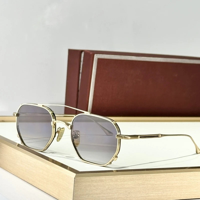 MARBOT Sunglasses Alloy Oval Women Men Fashion Popular Luxury Brand Women Sunglasses Designer Shades Outdoor Retro