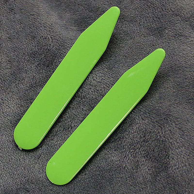 2pc Carbon Fiber Collar Stays For Business Men's Shirt Party Dress Brace Accessories Reinforcement Insert Fixing 2 Size Jewelry
