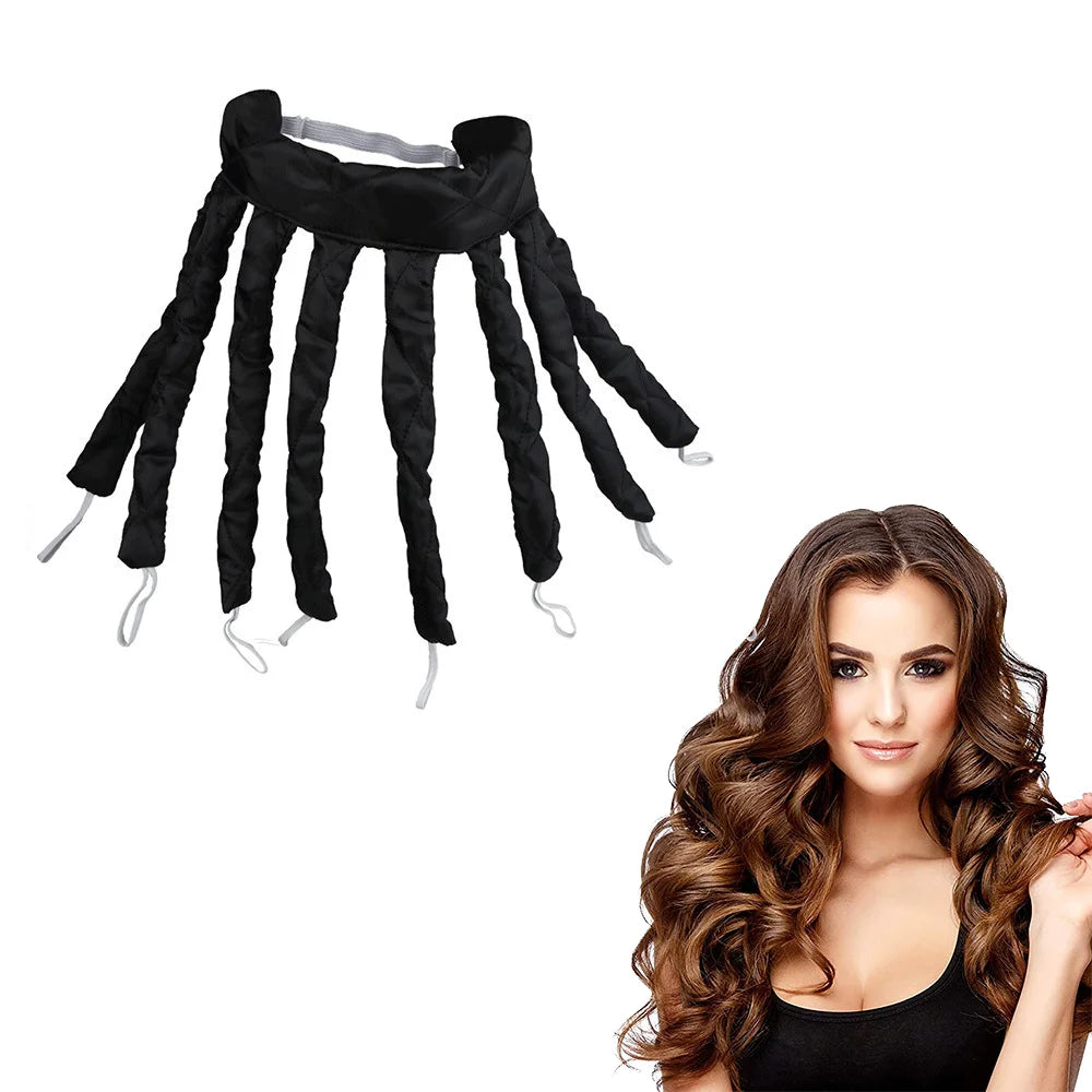 Lazy Hair Curler Hair Rollers Heatless Curling Rod Headband Curls Silk Ribbon Sleeping Soft Wave Formers No Heat Curls Ribbon