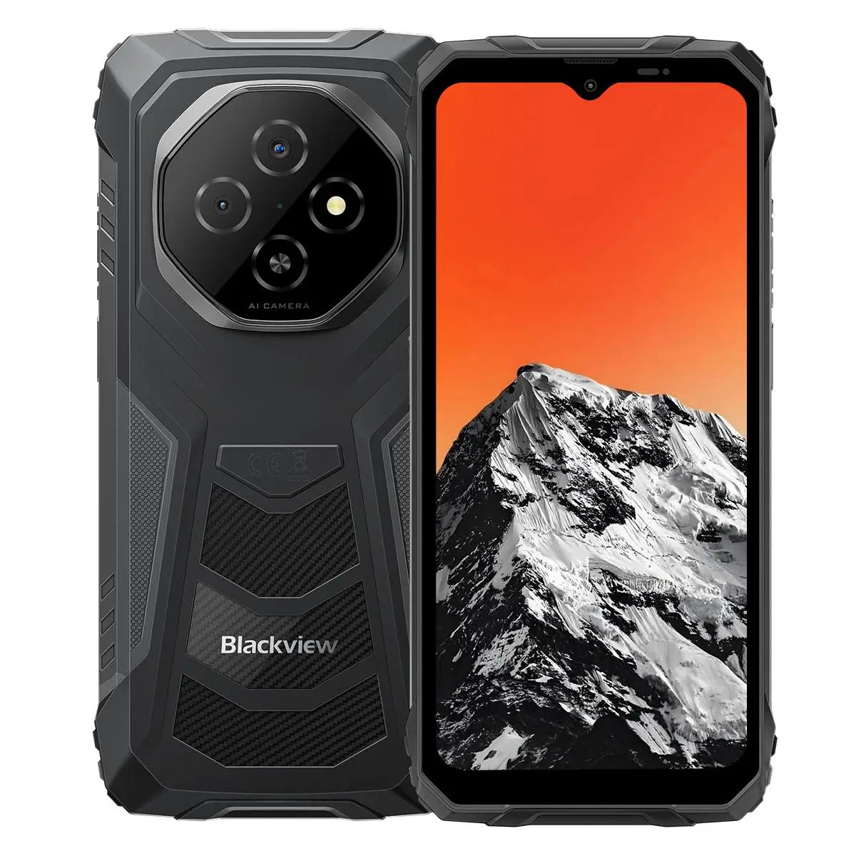 Blackview FORT 1 Smartphone 6.56'' Display 10000mAh Battery 4GB+128GB / 6GB+256GB 16MP Camera 4G Android 15 NFC Cell Phone