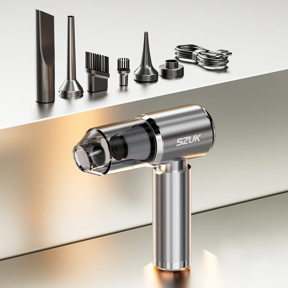 SZUK New Car Vacuum Cleaner 165000Pa Wireless Vacuum Cleaner Powerful Suction Handheld Portable Mini Vacuum Cleaner for Car