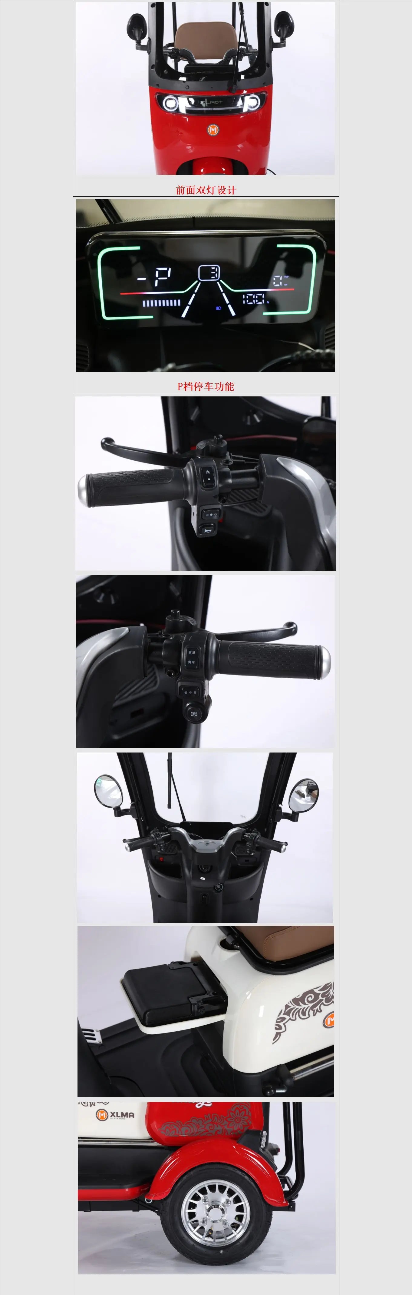 Electric Tricycle, Adult Battery Car, Small Scooter for The Elderly