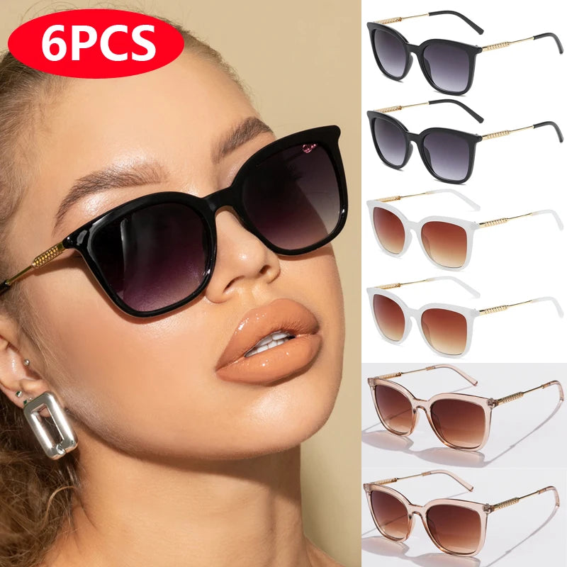 Classic Square Sunglasses Women Men Vintage Brand Sun Glasses Alloy Frame Retro Trend Fashion Style Shades Oculos de sol