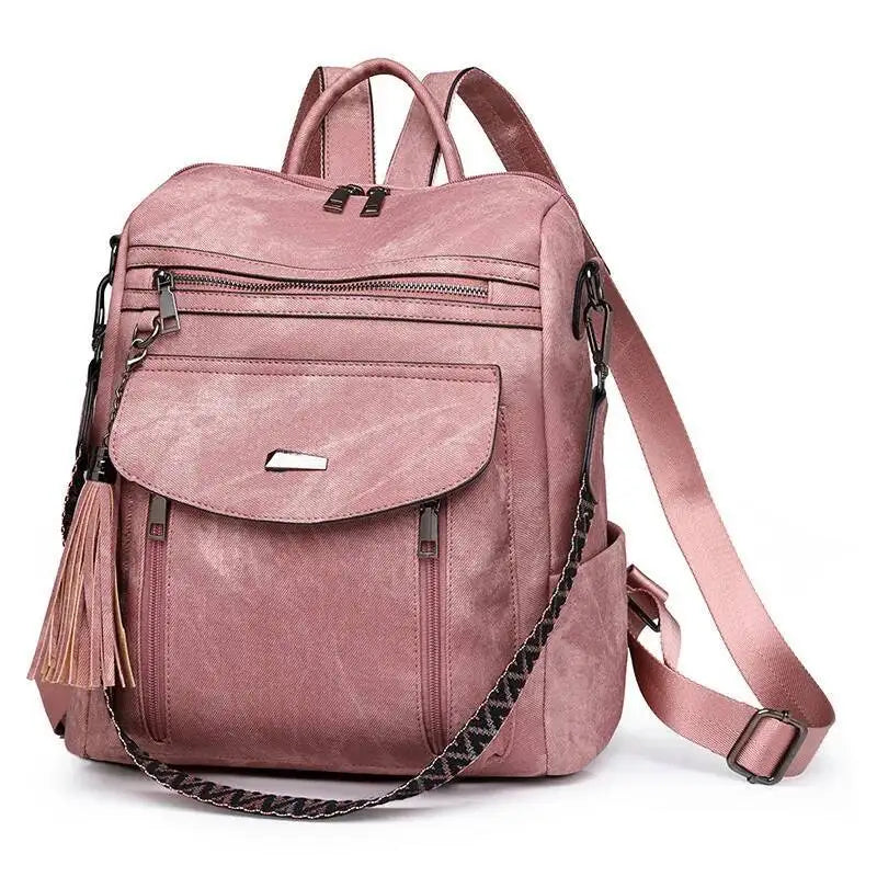 Hot Sale Luxury Women's Backpack Multifunctional Layers Double Shoulder Bags Luxury Good Quality Spring Trend PU Women's Bag