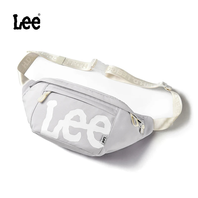 LEE Unisex Independent IPad Pocket Crossbody Bag Male Women Waterproof Sport Single Shoulder Extra Large Waist Bag Fanny Pack