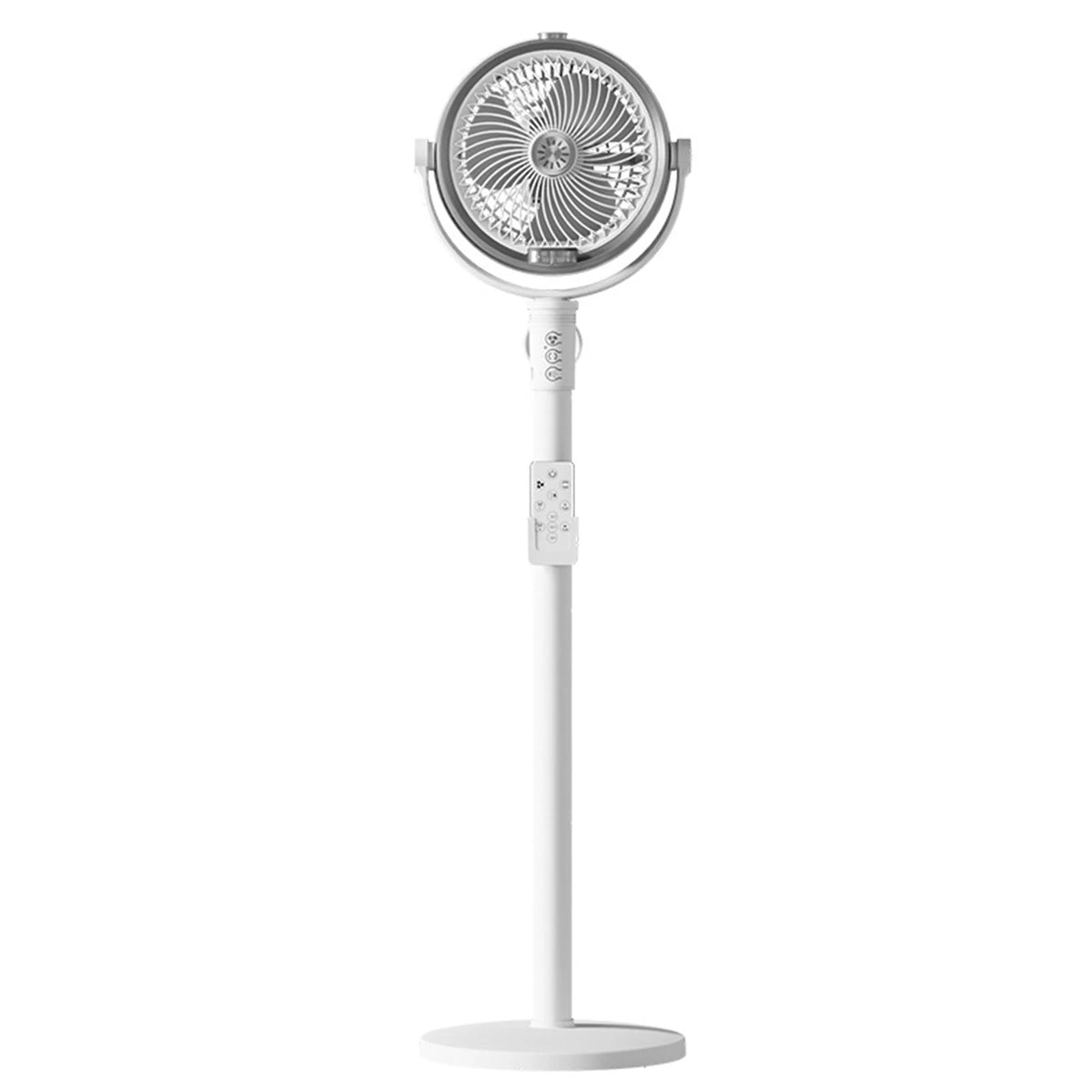 3 In 1 Smart Remote Control Humidifier Floor Fan,Multifunctional Oscillating Standing Desktop Circulating Fan,4 Speed Adjustable
