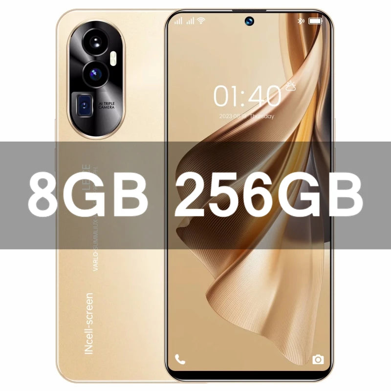 2026 Original Reno 10 Pro Phones Celular SIM Phone Unlocking Mobile Smartphone Qualcomm 8 Gen 2 Dua 5G 7.3 Android 16GB+1T AC6