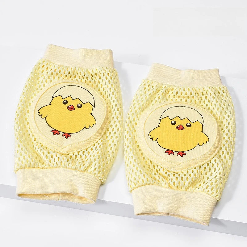 Baby Knee Pads Thin Summer Infant Crawling Protector Anti-fall Toddler Learning To Walk Knee Sleeve for Newborn Crawling Elbow