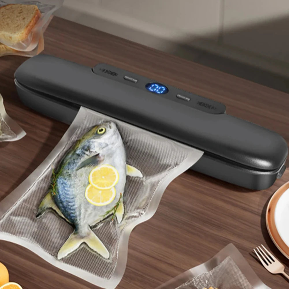 A52Q-Vacuum Sealer Packaging Machine With 10 Free Bags Household Vacuum Food Sealing EU Plug