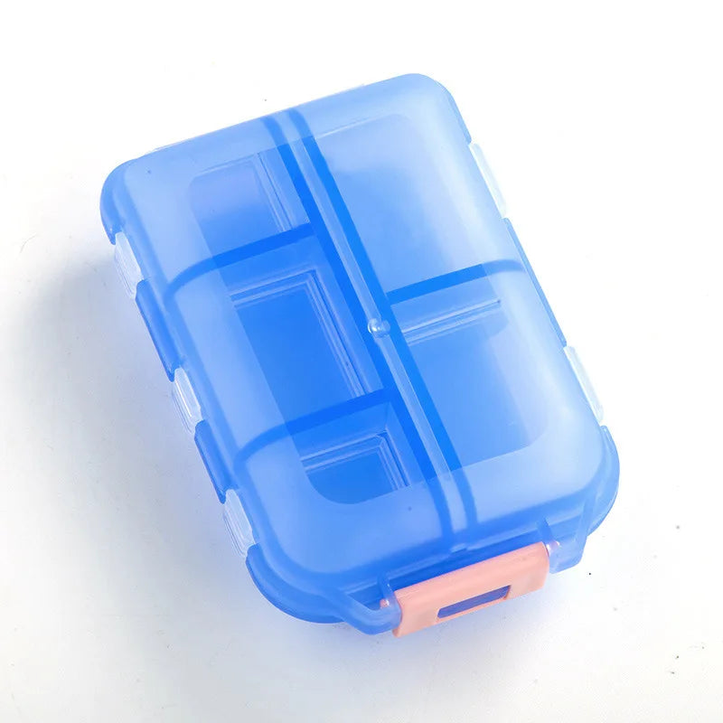 Travel Pill Organizer Moisture Proof Pills Box for Pocket Purse Daily Pill Case Portable Medicine Vitamin Holder Container
