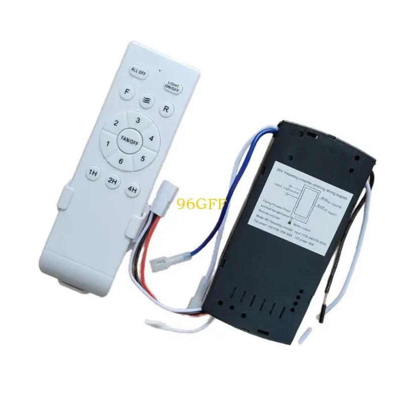 96GF Universal Ceiling Fan Remote Replacement 6 Speed Remote Receiver Controller For Home Ceiling Fan Light