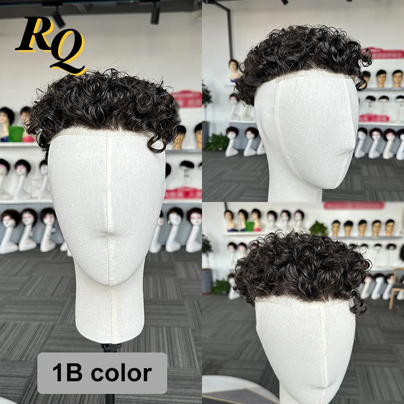 Pre Styled Cut Toupee Men Wig Thin Skin 0.04-0.06 Hair Replacement Systems Ready Wear Human Hair Male Wig Hombre Peruk Capillary