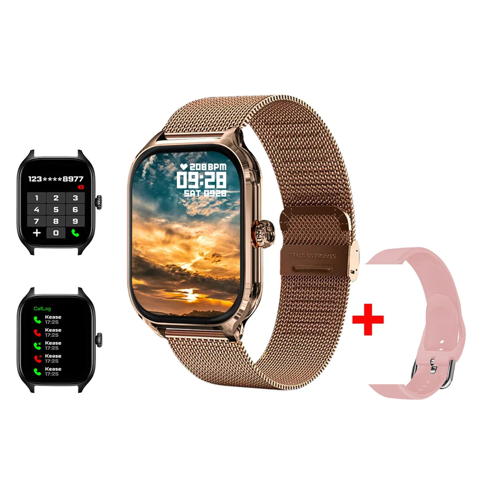 LAXASFIT New H9 Promax Smart Watch Dial to Answer Calls Calorie Tracking Heart Rate Oximetry Monitoring Bluetooth Smartwatch