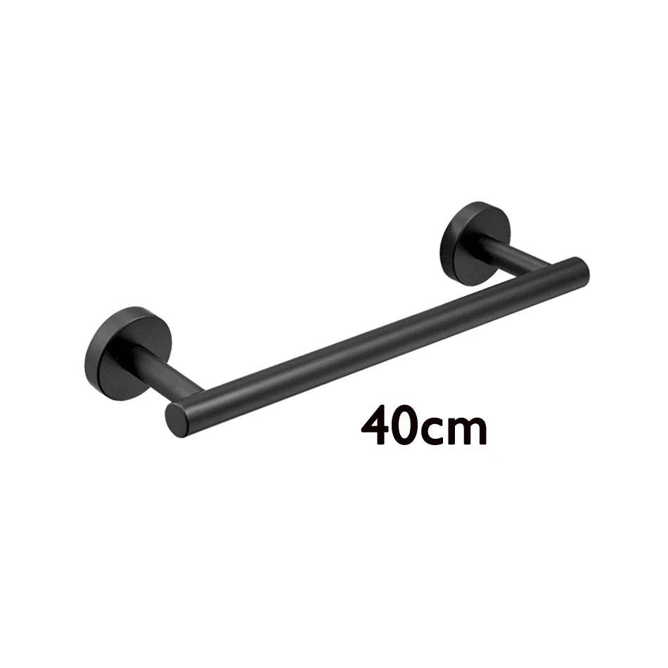 High quality 304 stainless steel bathroom accessory,single Towel bar,Towel rail, Towel holder Black Brush Gold