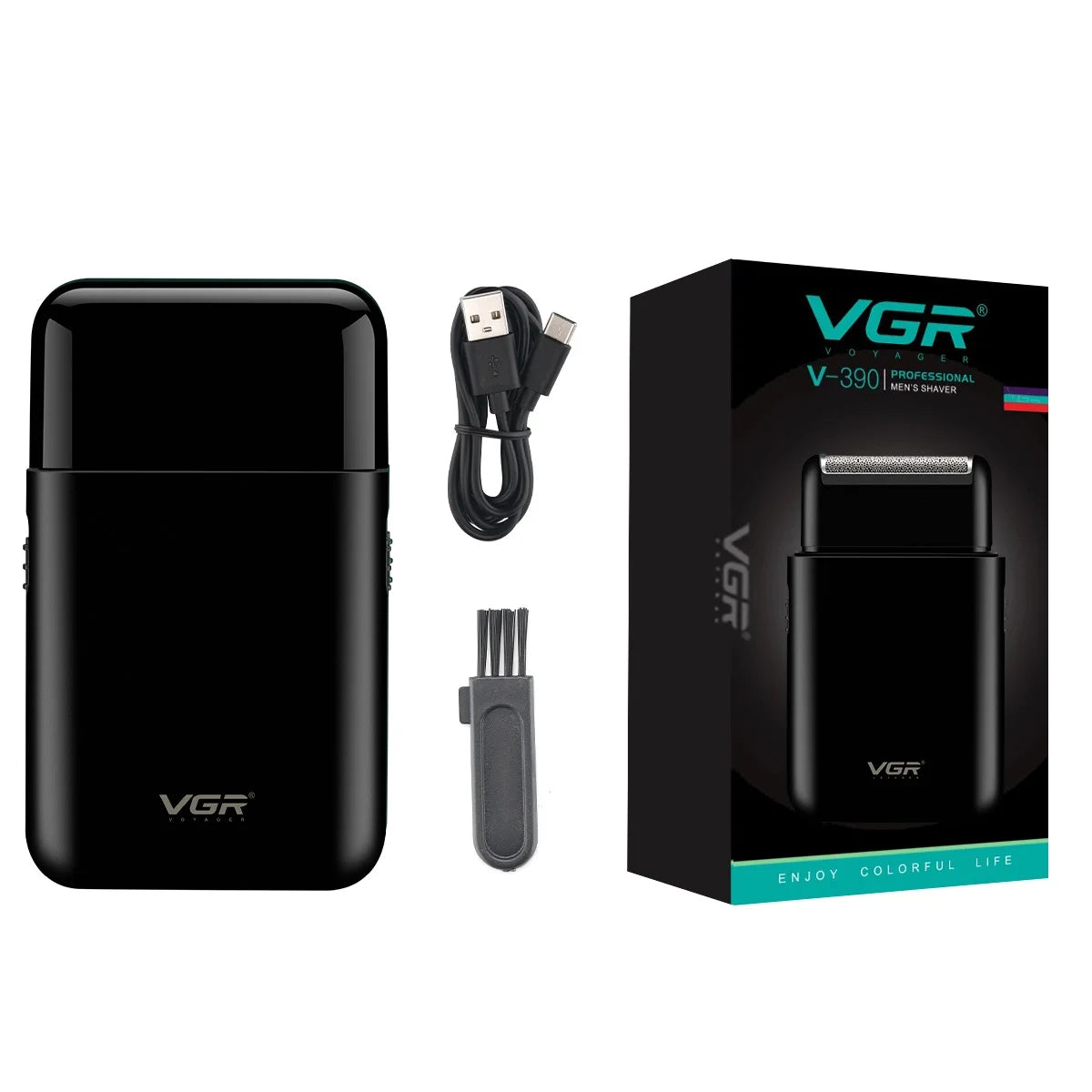 VGR Razor Professional Electric Shaver Mini Beard Trimmer Shaving Machine Shaving Machine Razor Electric Razor for Men V-390