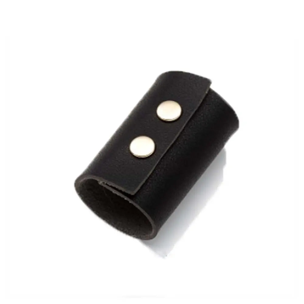 Hair Accessories Girl's Headwear Hair Wrap Korean Style Hair Cuff Ponytail Holder PU Leather Hair Band Women's hair clips