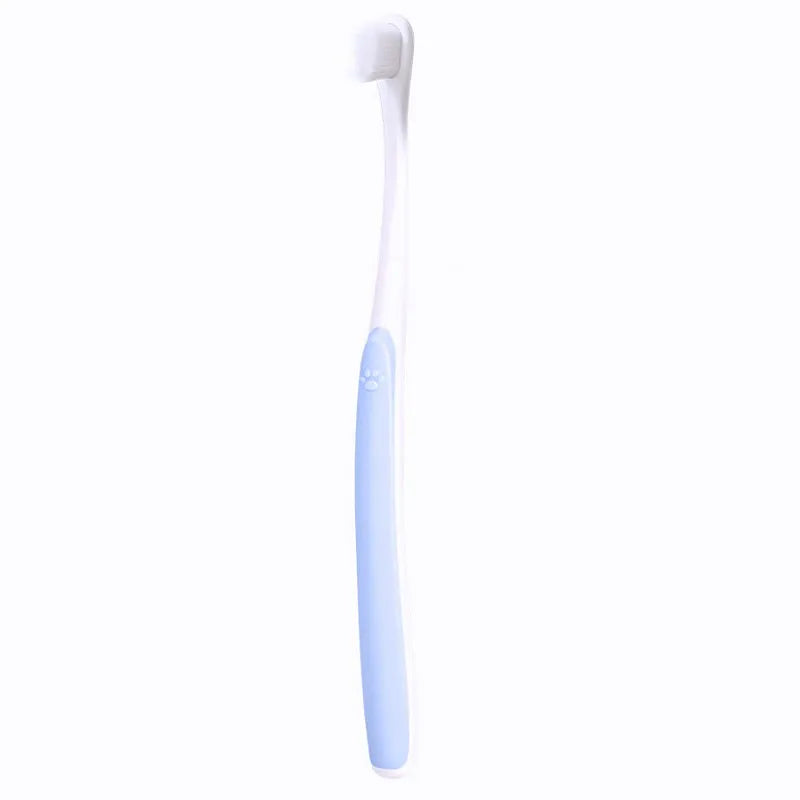 Pet Toothbrush Dog Toothbrushes Soft Dense Hair Toothbrush for Dog Teeth Cleaning Small Head Cat Toothbrushes Pet Mouth Cleaning