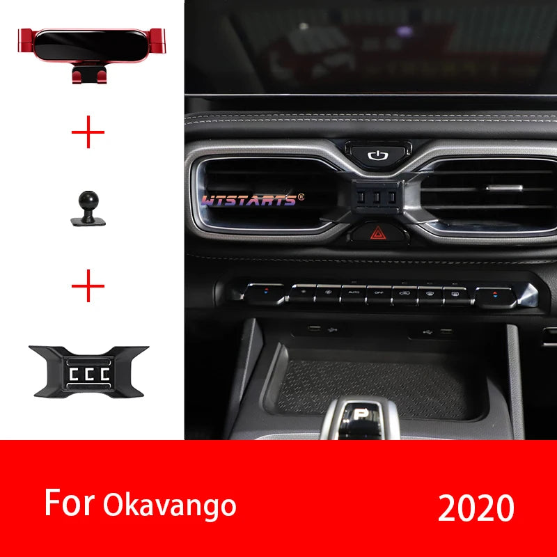 Car Phone Holder Mobile Mount Stand For Geely Okavango 20-22 Adjustable GPS Navigation Bracket Car Lnterior Accessories