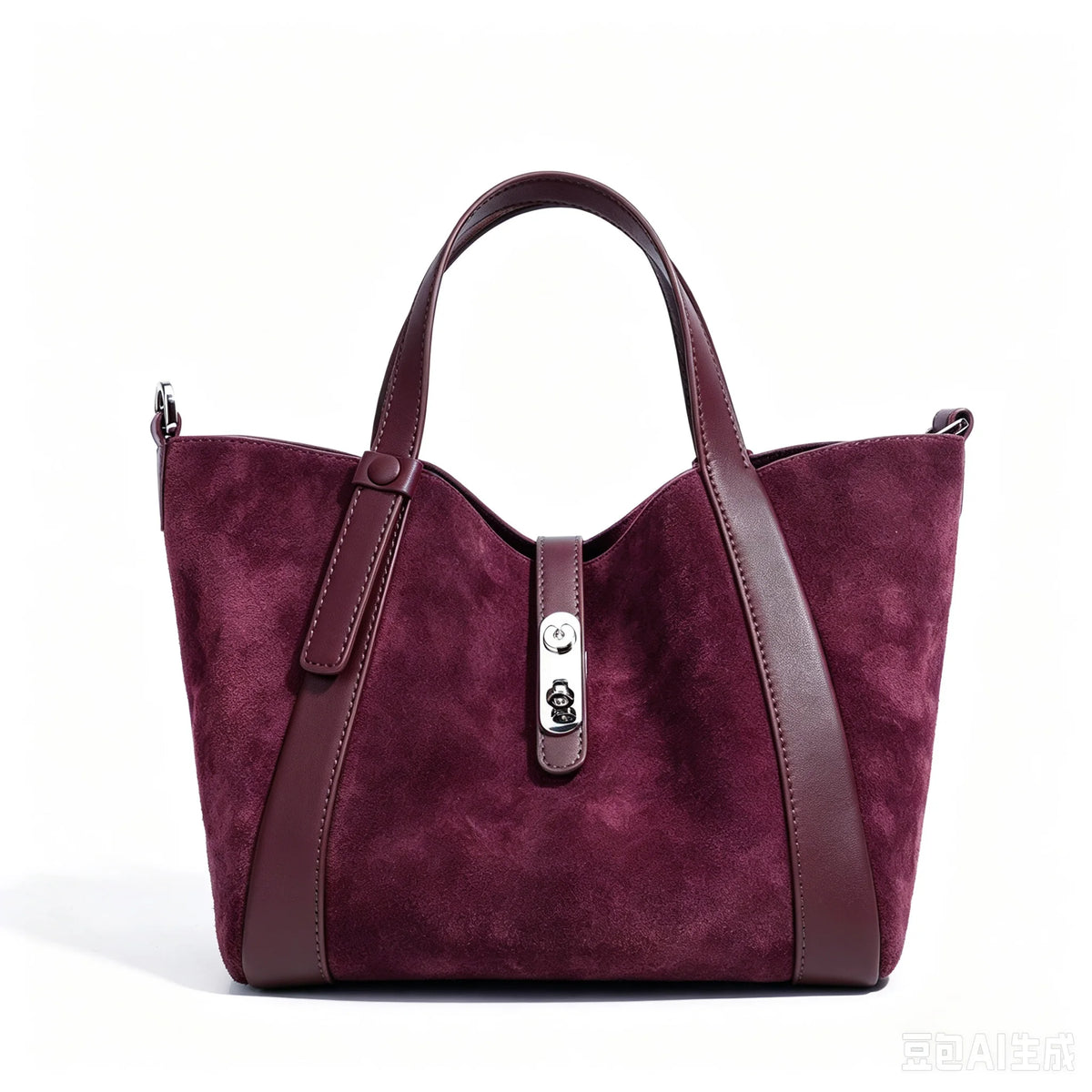 Luxury Women Handbag Custom Letters Small Female Hobo Tote Bag Velvet Suede Cow Leather New Design Lady Top Handle Shoulder Bag