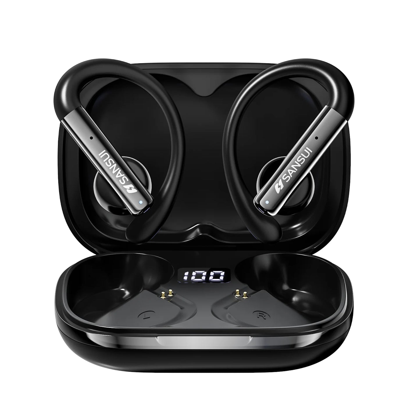 Sansui In-Ear OWS Bluetooth 5.4 Earphones Air Conduction Sports Wireless Headphone High Quality Bluetooth Headset with Smart app