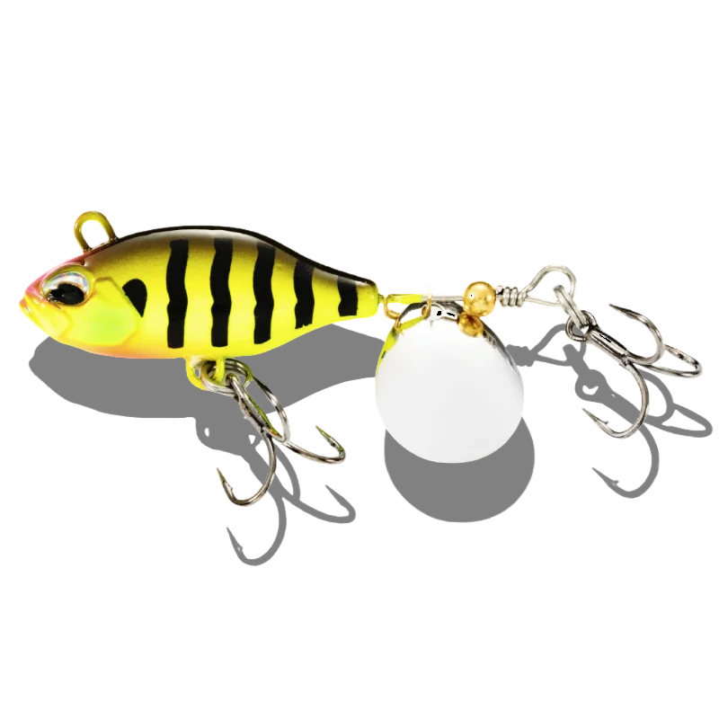 Realis Spin Vib Lure 12/16/19/23g Sinking Metal VIB Chatterbait Power Tail Vibration Sequins Duo Bait Trout Perch Fishing tackle
