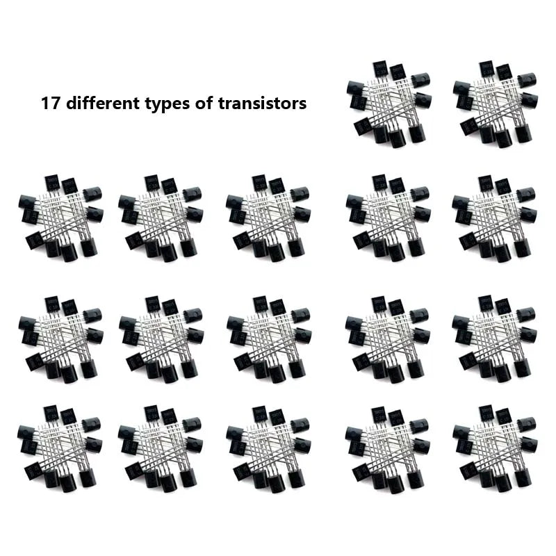 2110pcs Electronic Components Kit Ultimate Edition Various Common Capacitors Resistors T0-92 LED PCB Board DIP-IC Breadboard