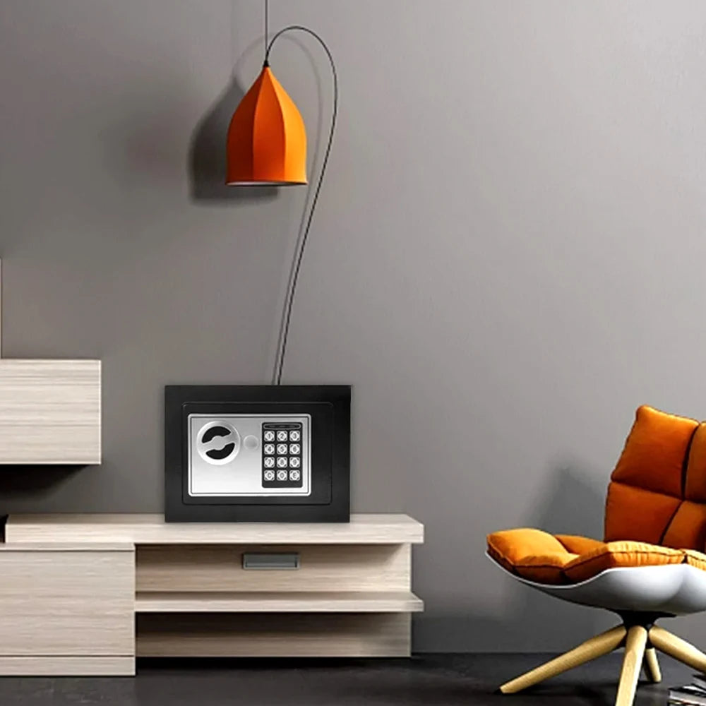 Electronic Digital Keypad Lock Safe Security Box All Steel for Home Office