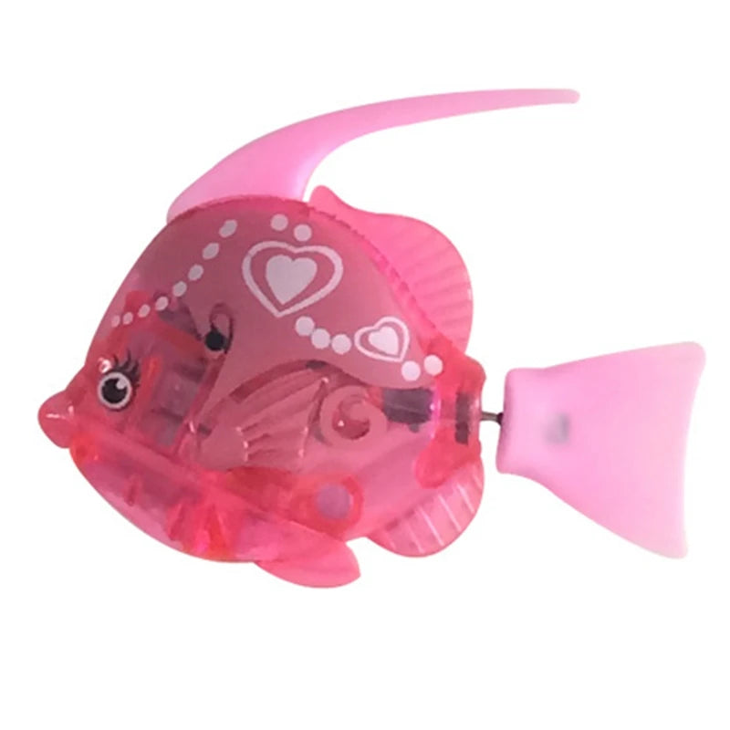 Flash Swimming Electronic Pet Fish Bath Toys for Children Kids Bathtub Battery Powered Swim Fishing Tank Decoration
