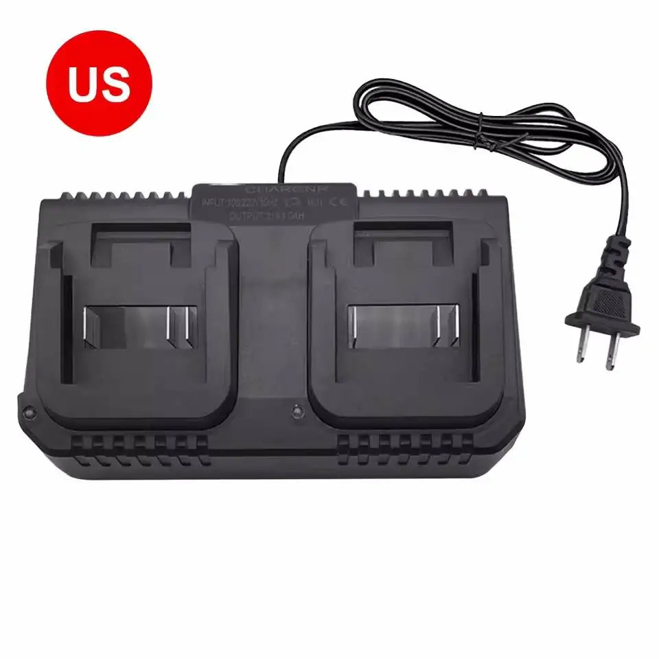 Dual Battery Charger For Makita BL1415 BL1815 BL1830 BL1850 US/EU Plug 18V 21V MAX Li ion Battery Charger 2 Slots Electronic Kit