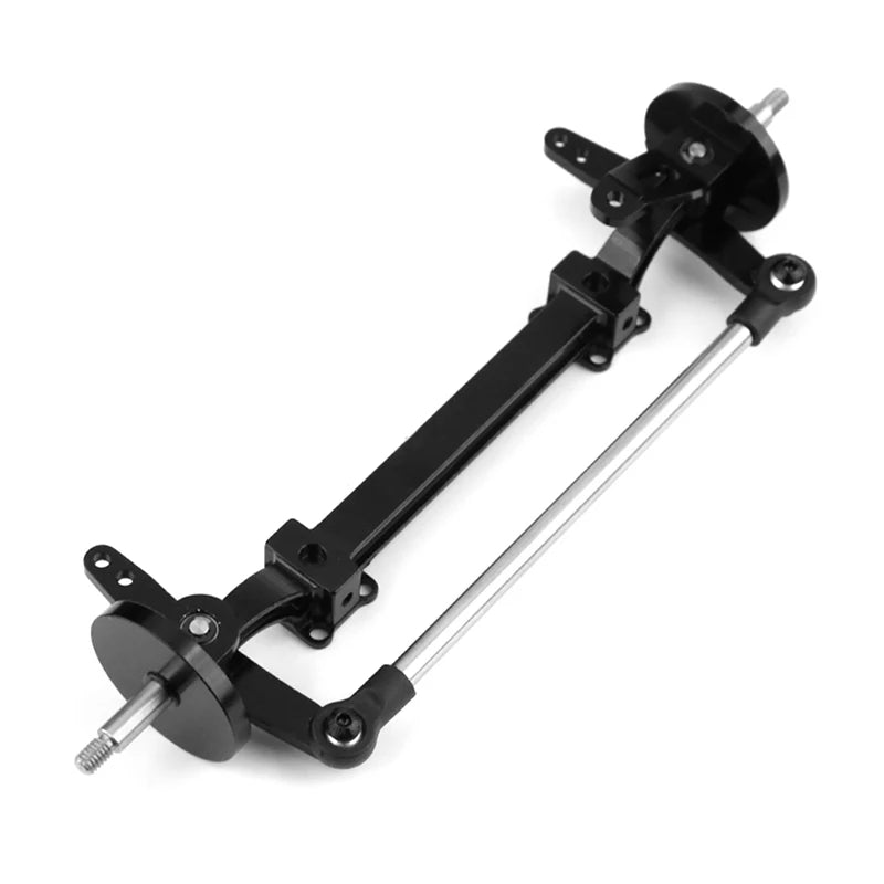 1:14th Scale Metal No Power Steering Axle for Tamiya RC Truck Tipper SCANIA 770S 56368 VOLVO ACTROS BENZ MAN LESU Model Car DIY