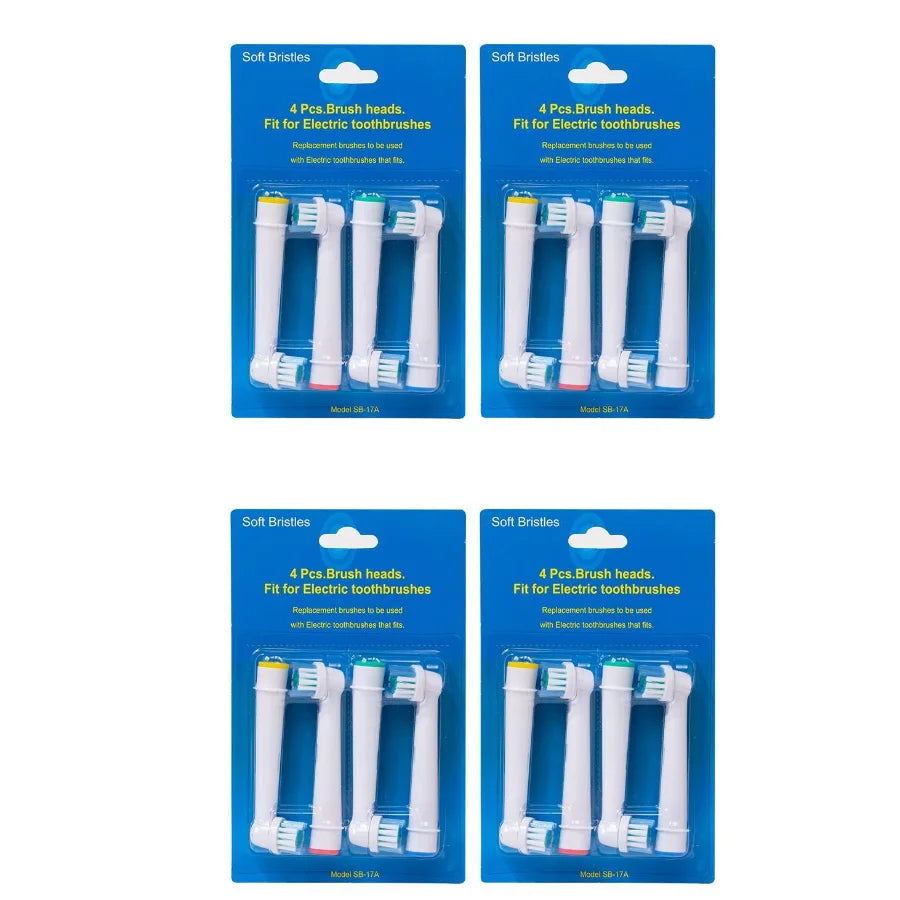 4/8pcs Replacement Brush Heads For Oral-B Electric Toothbrush Advance Power/Vitality Precision Clean/Pro Health/Triumph/3D Excel