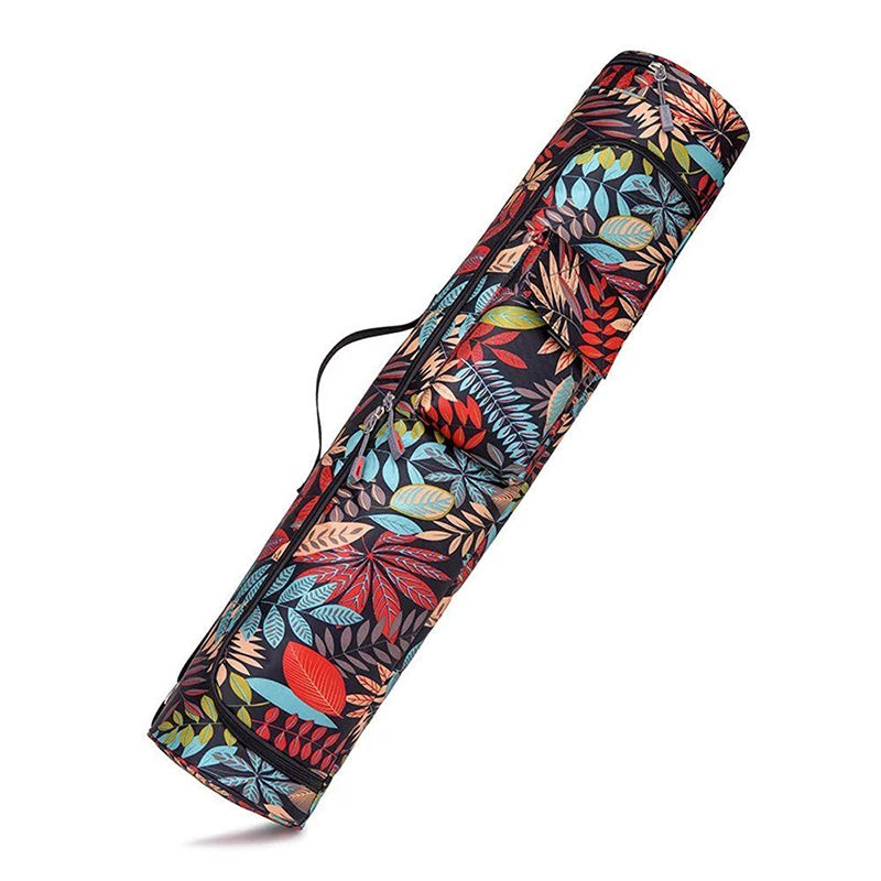 Printed Yoga Mat Bag For Men Women Sports Pilates Backpack Fitness Dance Gym Mat Cover