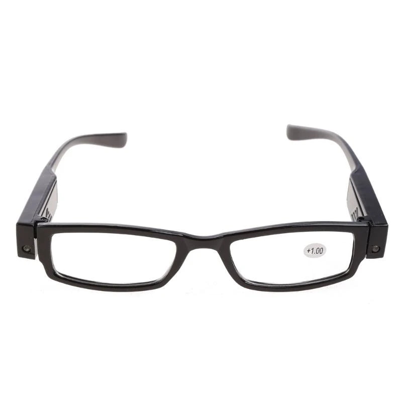 Multi Strength LED Reading Glasses Eyeglass Spectacle Diopter Magnifier Light UP New Drop Shipping