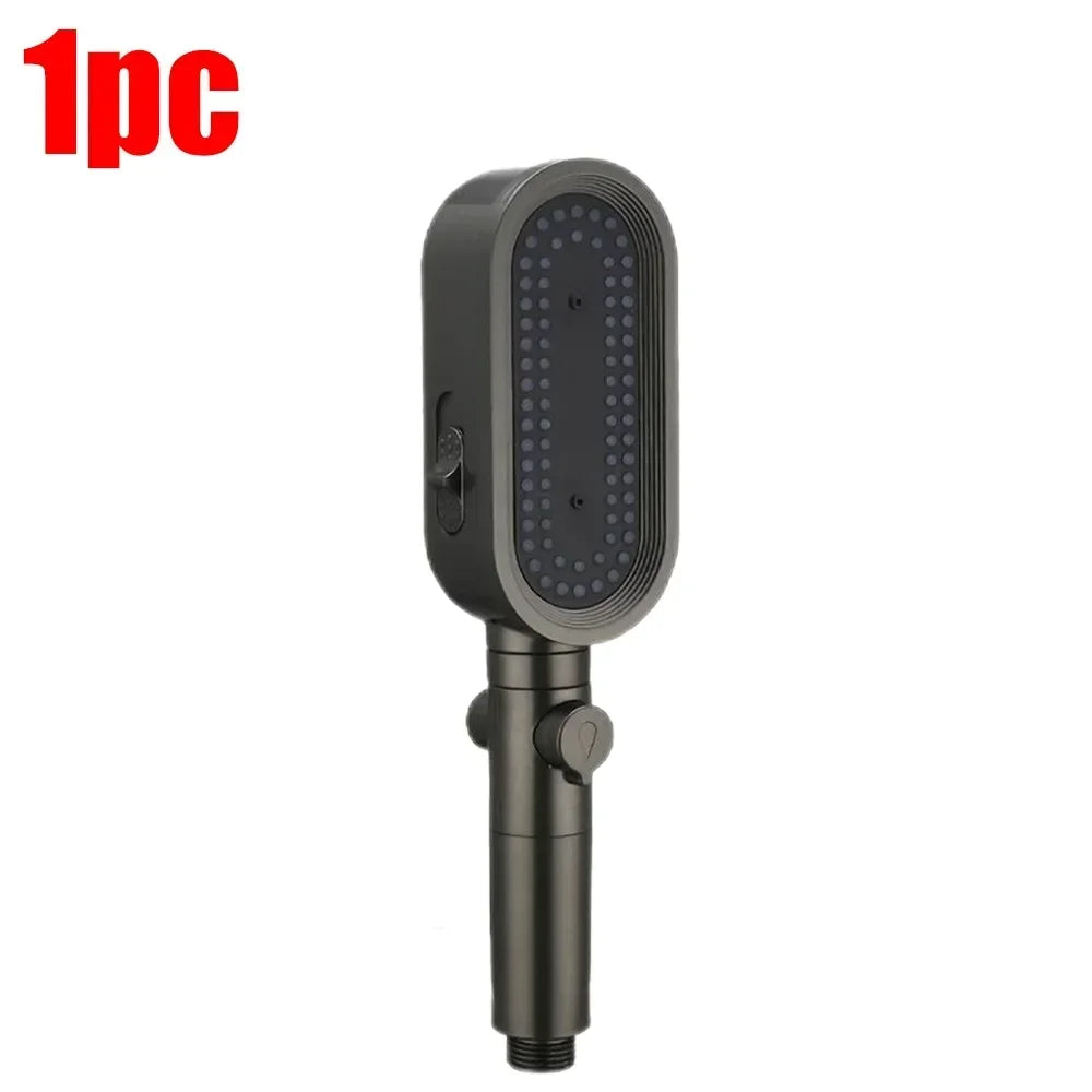 1PC 3 Modes Handheld Filtered Shower Head Hard Water Filter Showerhead Powerful High Pressure Showerhead with On-Off Switch