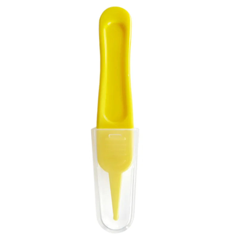 2pcs/lot Safety Obtuse Clean Tweezer for Baby Cleaning Earwax Booger Navel Dirt Tweezer Infant Baby Daily Nursing Care