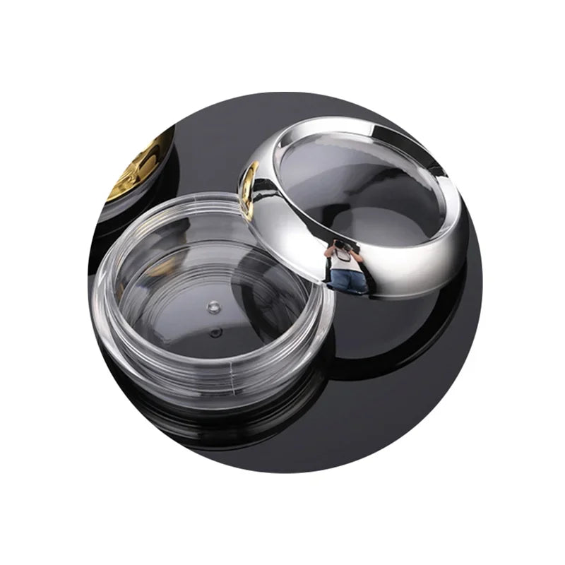 Capsule Bottles Gold Cap Silver Split Pills Acrylic Cream Jar Eyeshadow Sub Travel Box Empty Plastic Portable Storage Containers
