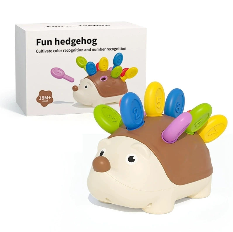 Montessori Baby Hedgehog Toys Concentration Training Education Toys Fine Motor Sensory Educational Toy for Kids Birthday Gifts